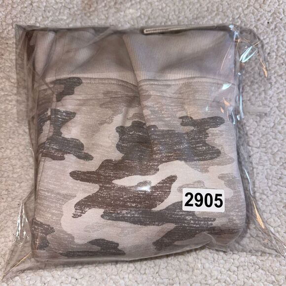 Athleta XS Triumph Light Gray Camo Pattern Zipper Hoodie Womens Gently Worn - Picture 11 of 11